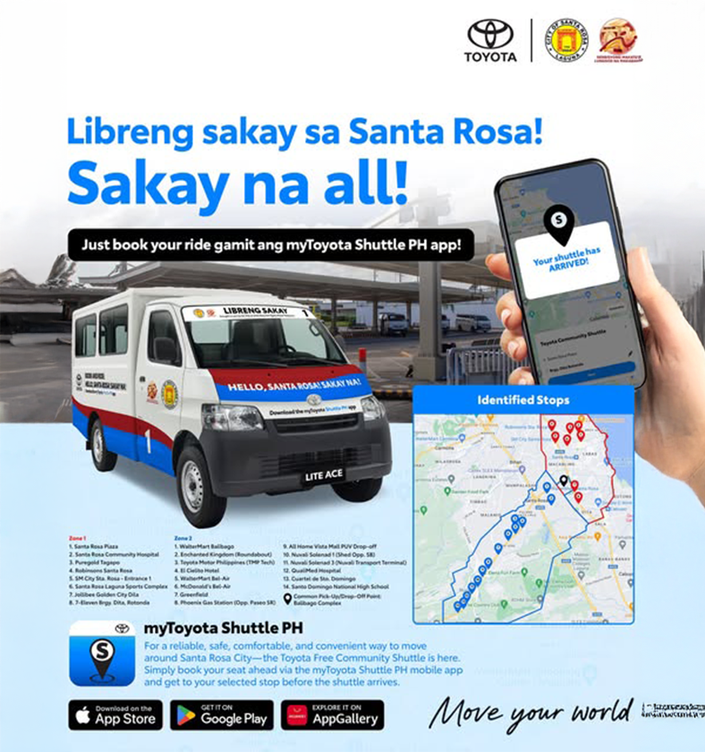 HELLO, SANTA ROSA! SAKAY NA!