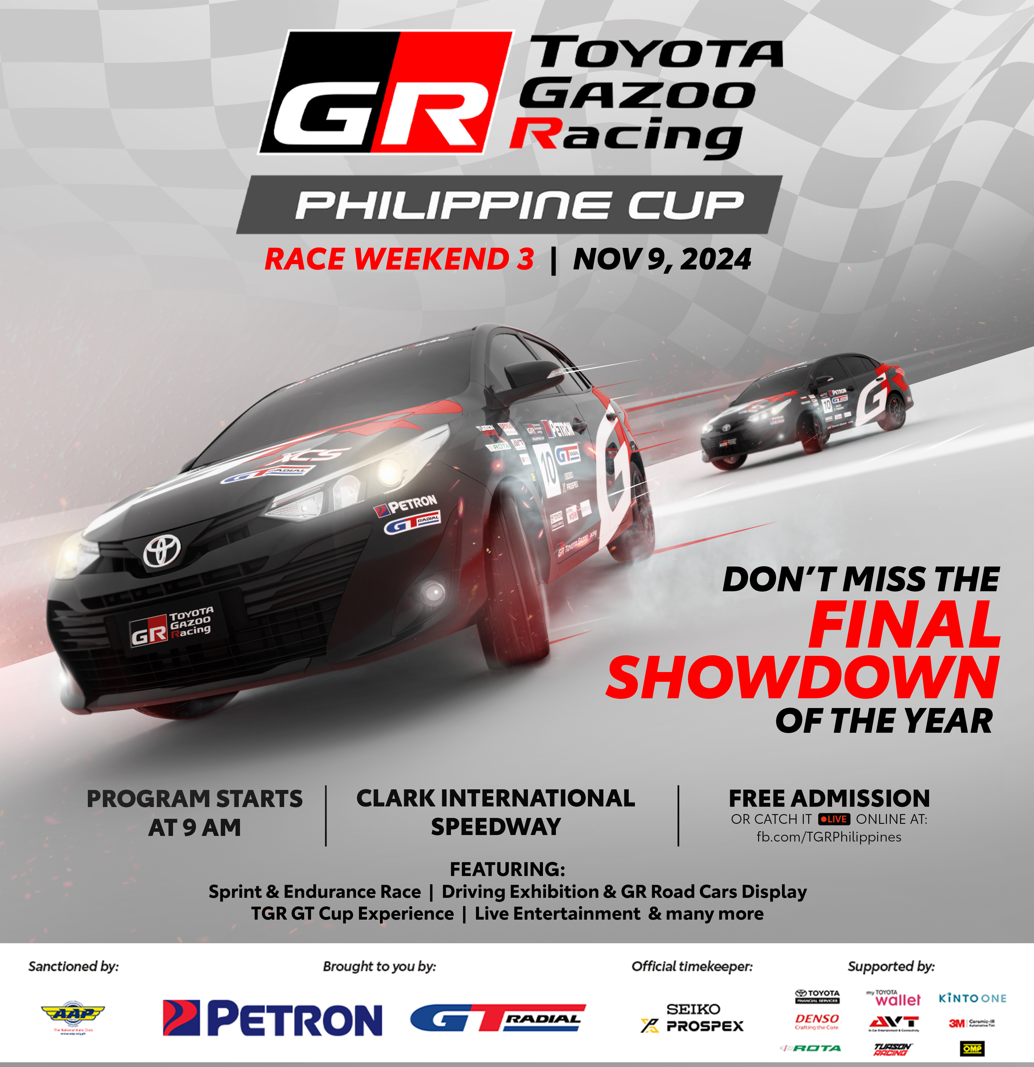 TOYOTA GAZOO Racing Philippine Cup heats up for thrilling finale on November 9 Thumbnail